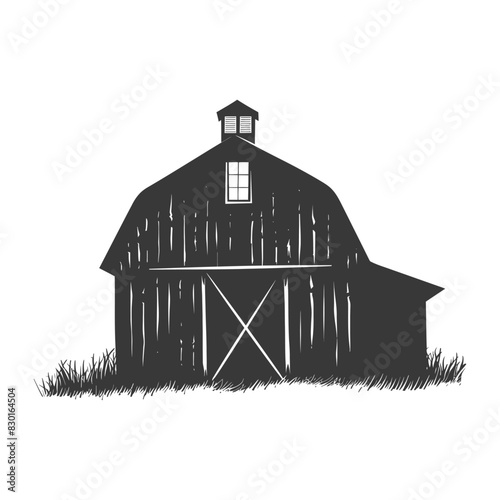 silhouette barn black color only