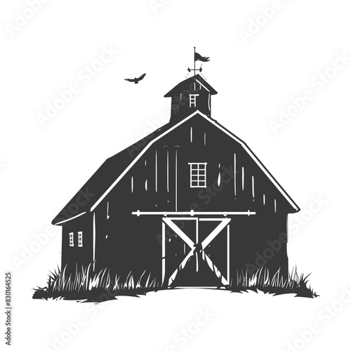 silhouette barn black color only