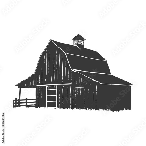 silhouette barn black color only