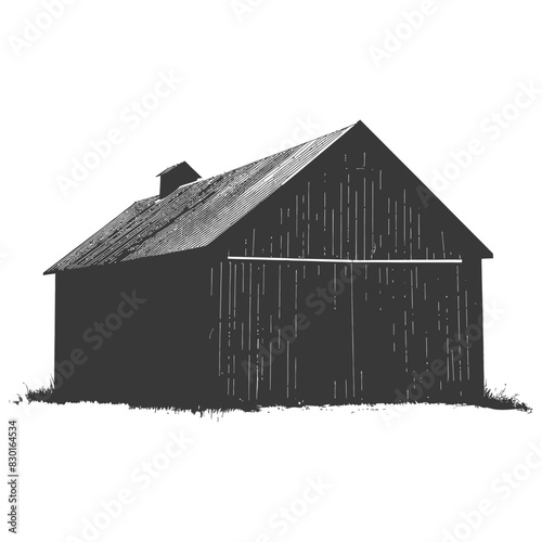 silhouette barn black color only