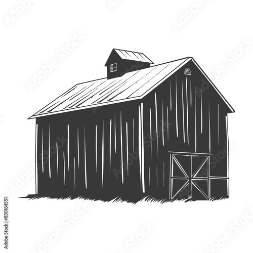 silhouette barn black color only