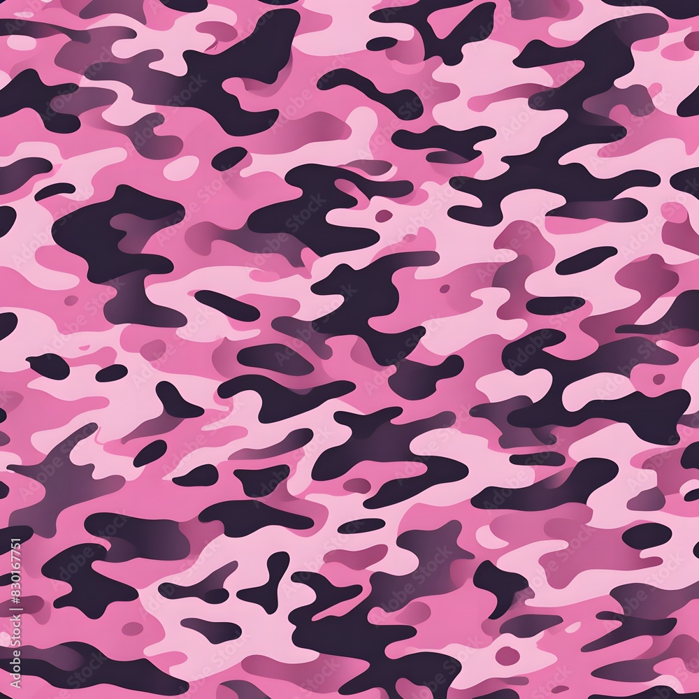 pink camouflage background, stylish modern pattern