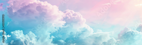 Beautiful pastel clouds in the sky, pastell background, soft light, high resolution photography, insanely detailed and intricate, hyper realistic, pastelle colors, light blue pink purple white tones photo