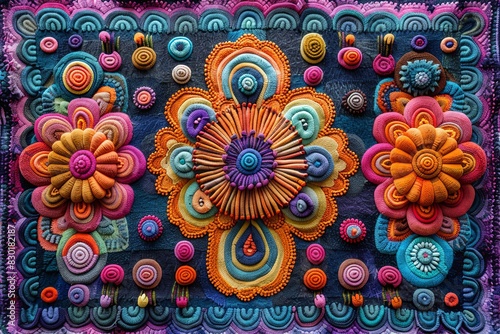 Guna Yala Heritage Unveiled Vibrant Panama Mola Tapestry 