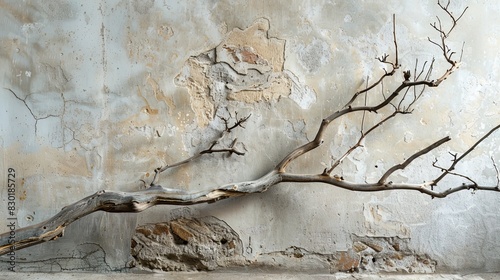 Old wooden branches on the ...