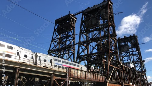 Passenger train departures from Newark, New Jersey photo