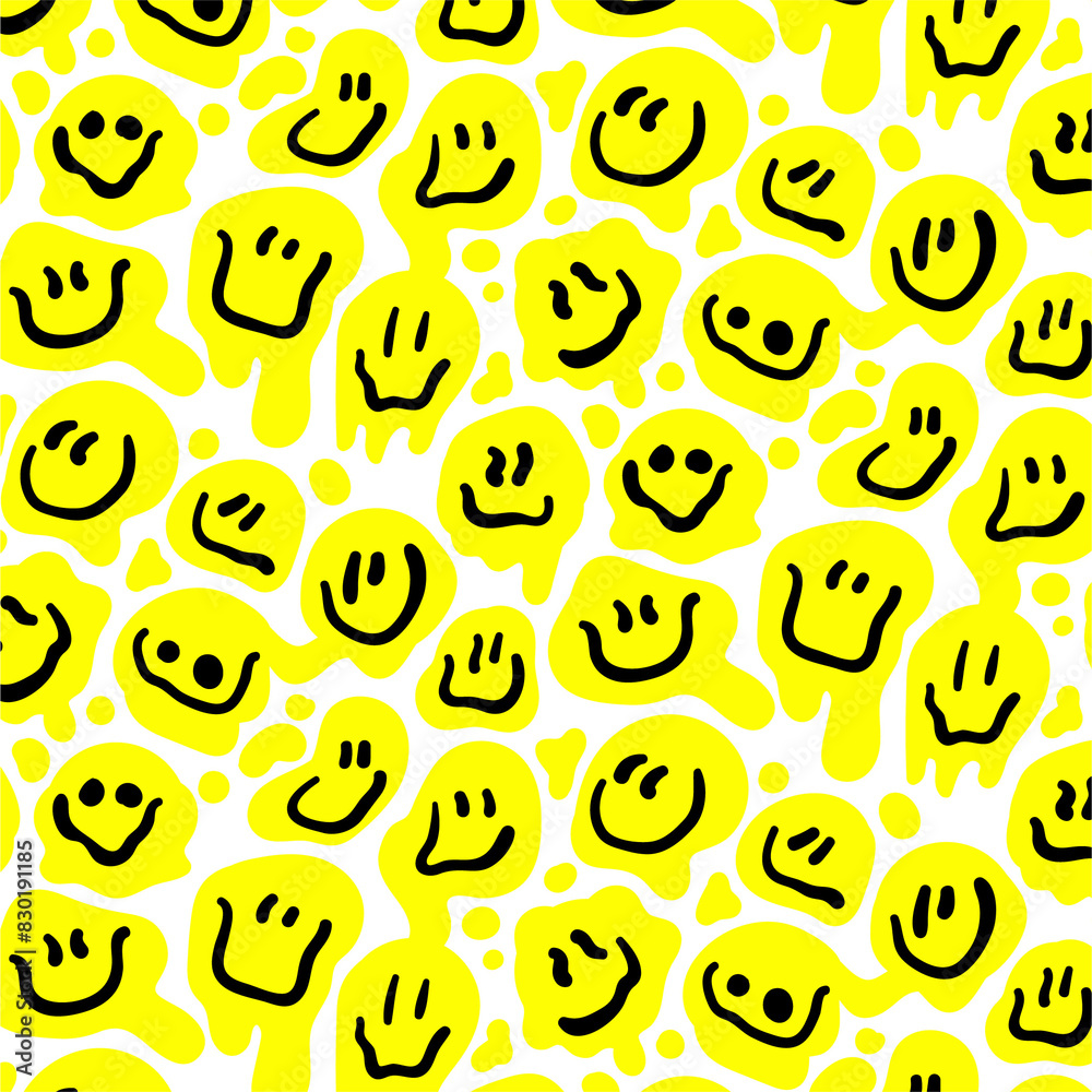 seamless pattern with faces seamless pattern with faces