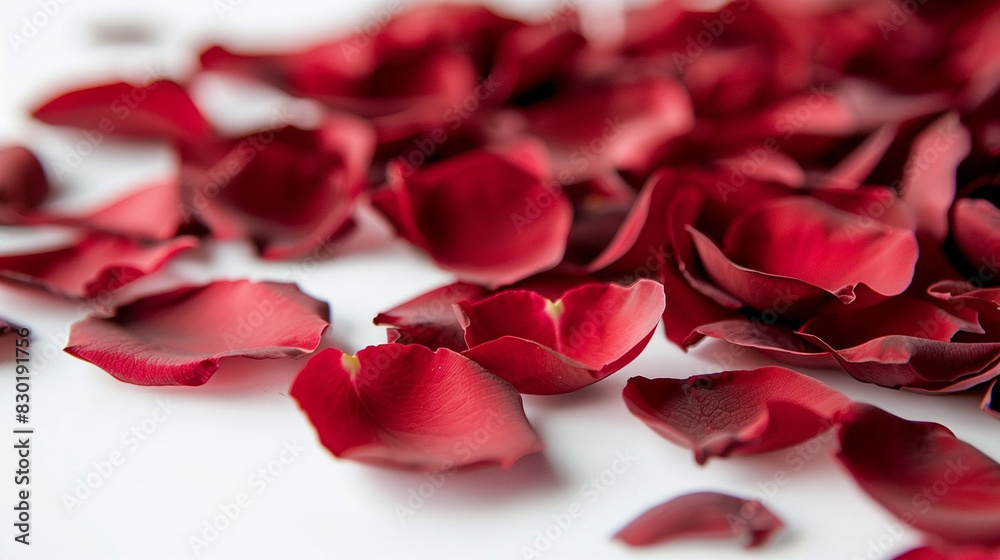 Many delicate red rose petals, abstract background with petals Many delicate red rose petals, abstract background with petals