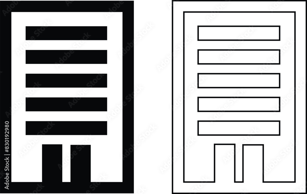 Building icon set containing house, office, bank, school, hotel, shop, university, city, real estate and hospital symbol. Solid flat and line black vector collection isolated on transparent background Building icon set containing house, office, bank, school, hotel, shop, university, city, real estate and hospital symbol. Solid flat and line black vector collection isolated on transparent background