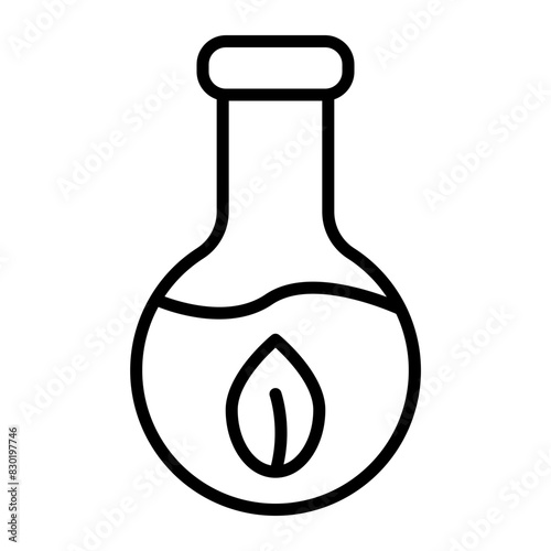 Bioengineering Vector Line Icon Design