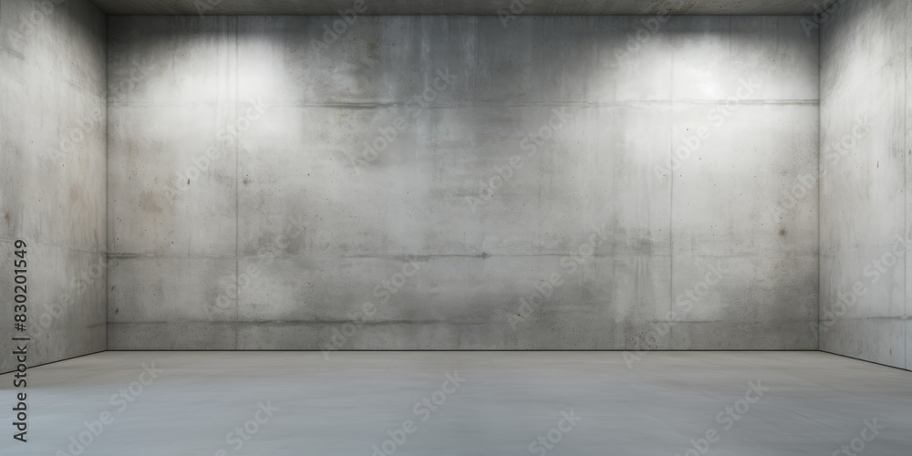 A concrete room with walls and floor. Concrete wall and floor abstract background A concrete room with walls and floor. Concrete wall and floor abstract background