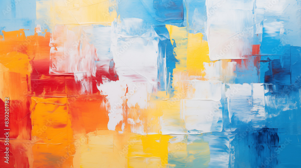 Abstract Image, Thick Brushstrokes, Oil Painting, Pattern Style Texture, Wallpaper, Background, Cell Phone and Smartphone Case, Computer Screen, Cell Phone and Smartphone Screen, 16:9 Format - PNG