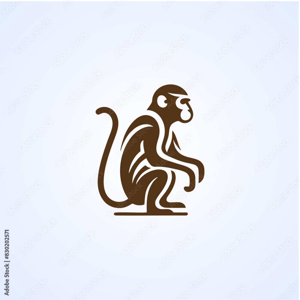 vector icon monkey logo design vector icon monkey logo design