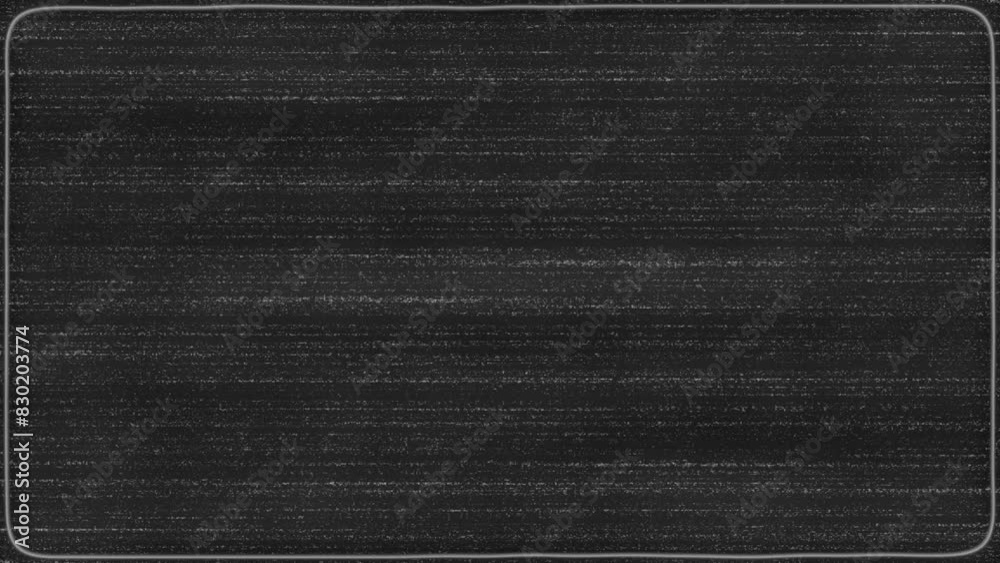 Digital static TV noise vhs stripes effect. The problems of the video signal with horizontal stripes and interference on the dark screen. with error effect. Visual video effects flicker background