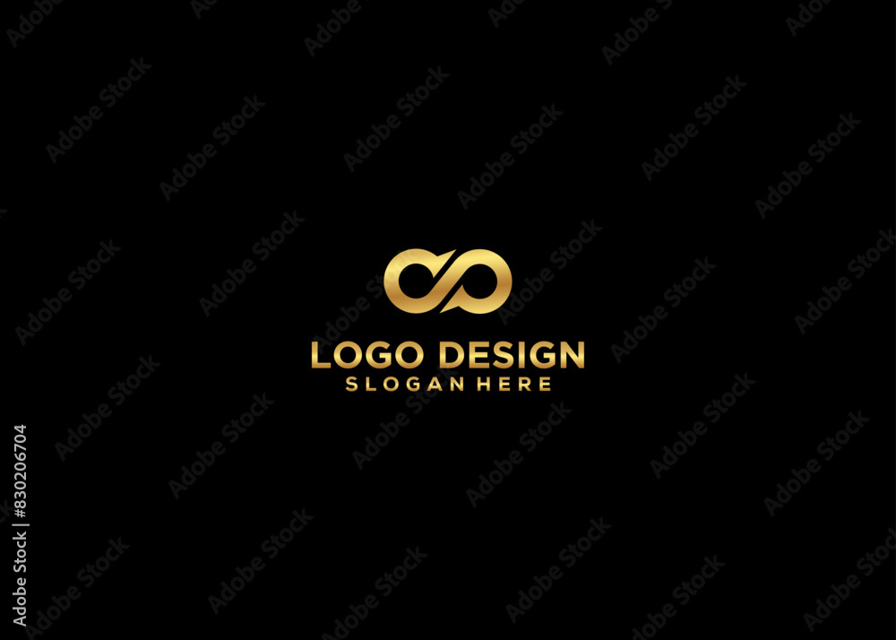 Initial Letter s initial logo infinity design template