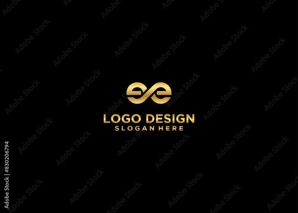 Initial Letter ee Logo Design Vector Template Initial Letter ee Logo Design Vector Template