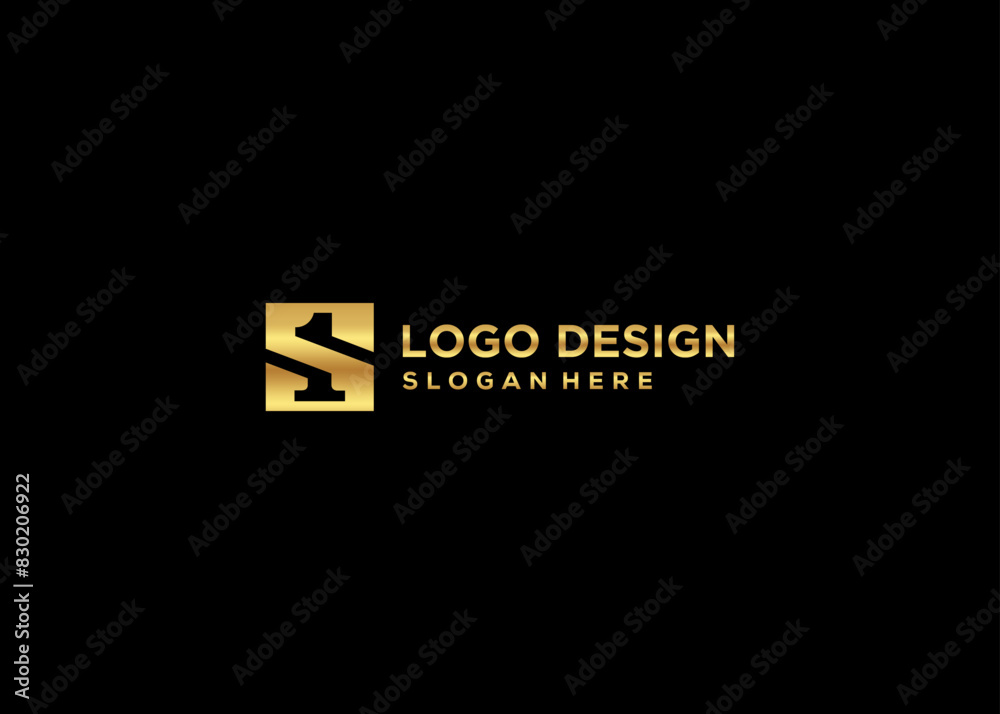 Letter s1 logo design company name Letter s1 logo design company name