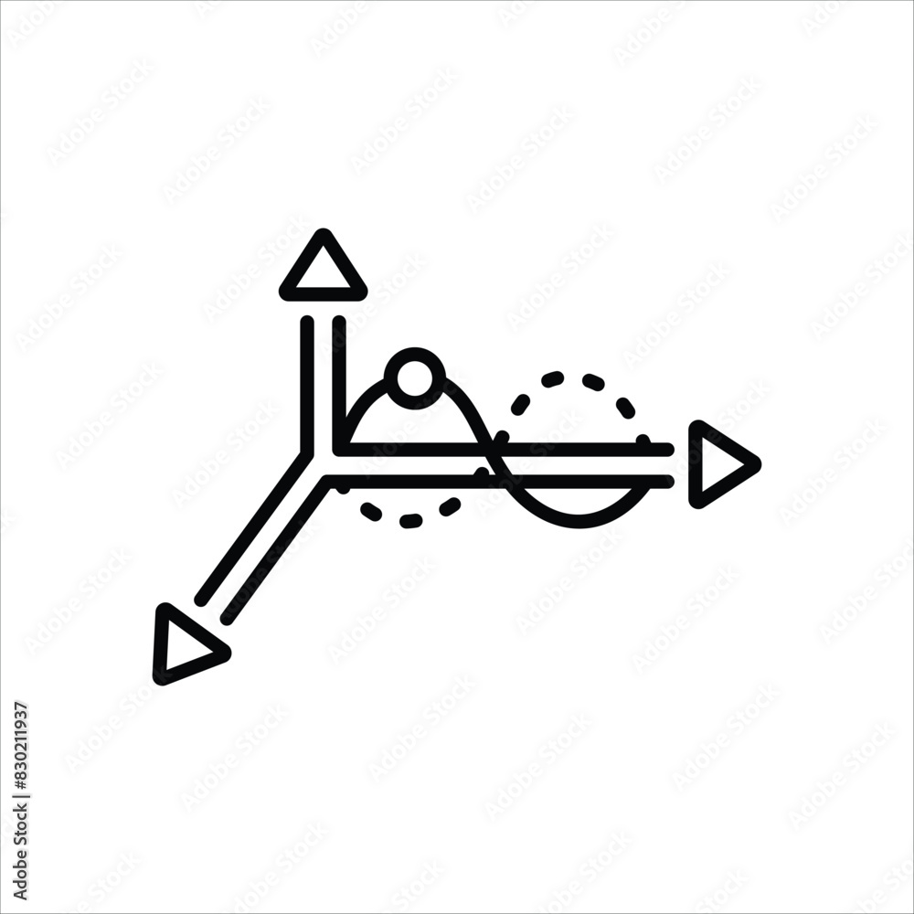 Electromagnetic Waves Icon editable stock vector icon Electromagnetic Waves Icon editable stock vector icon