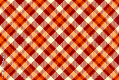 Tartan textile background of fabric check seamless with a texture vector pattern plaid.