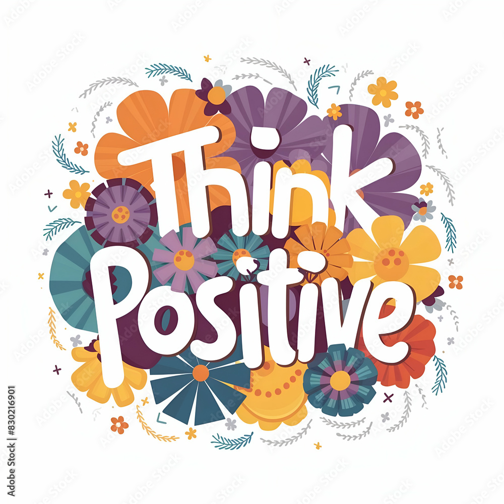 Obraz premium think positive