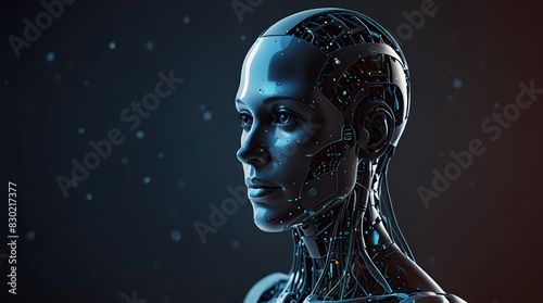 Artificial intelligence Technology. Generative AI