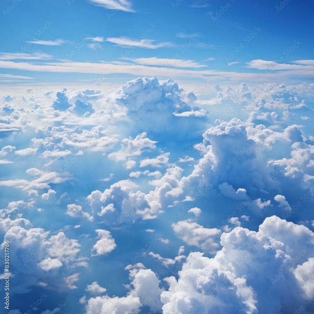Fototapeta premium blue sky with clouds