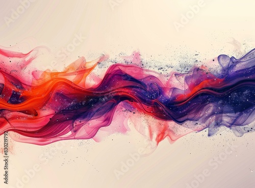 Abstract Painting of Vibrant Colors