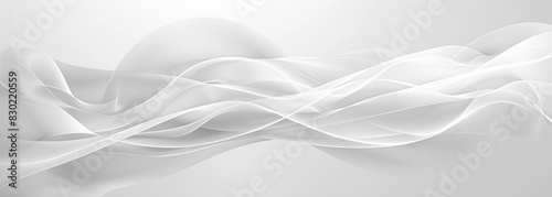 Abstract grey background poster with dynamic waves. technology network Vector illustration.