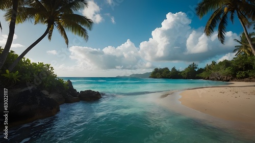 Beach in the tropics