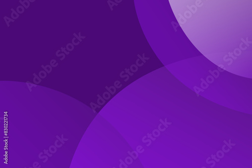 Purple circle overlap modern abstract background for template design, banner, poster, wallpaper. vector illustration	