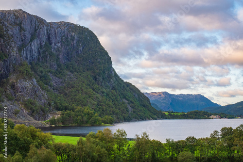 Obraz na płótnie Landscape at the south of Norway (near Stavanger) w salonie