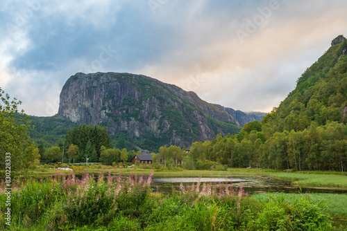 Obraz na płótnie Landscape at the south of Norway (near Stavanger) w salonie