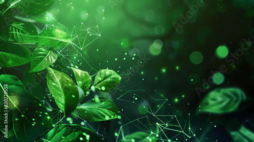 Sustainable Solutions: Eco-Friendly Green Technology Background