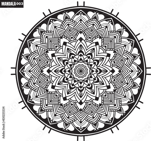 mandala design for henna design, ,mandala art with neat lines, creative mandala art