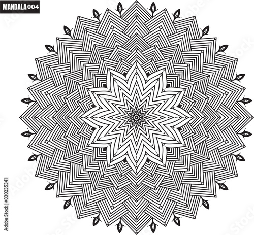 mandala design for henna design, ,mandala art with neat lines, creative mandala art