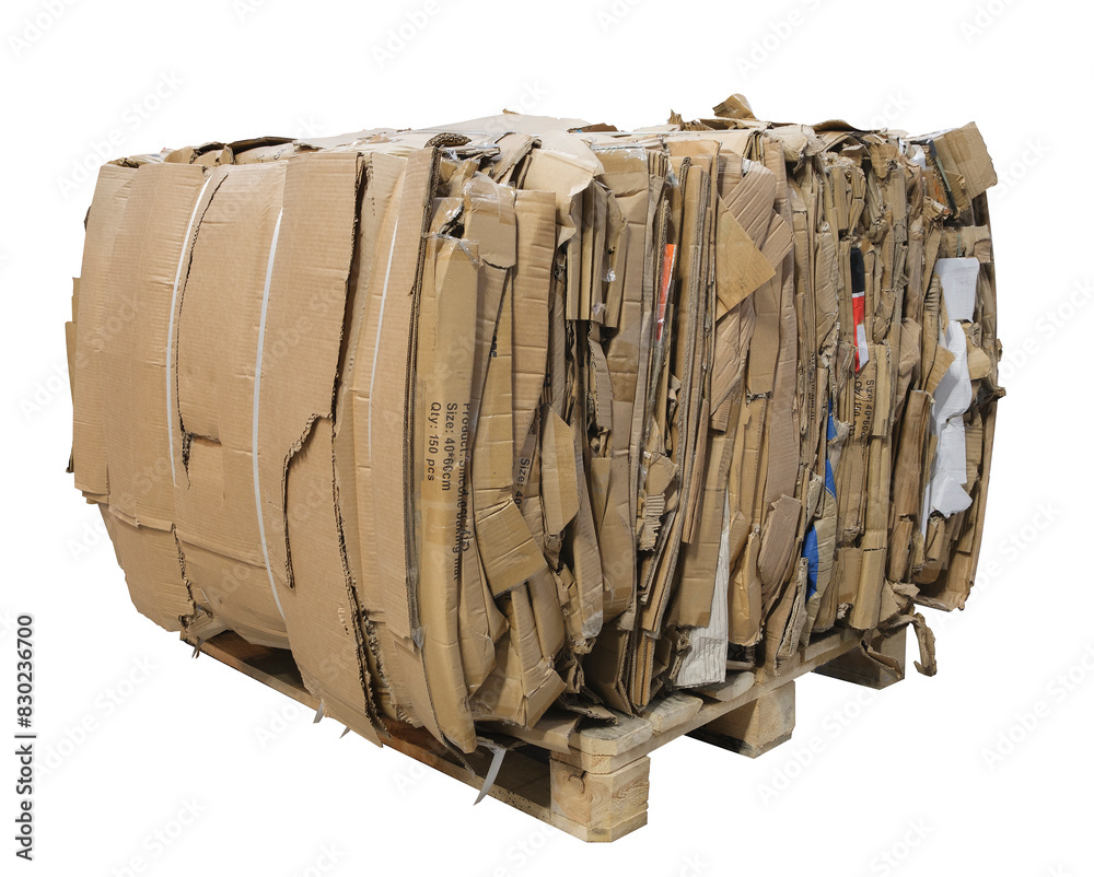 © Aleksandr Matveev - A pile of cardboard boxes stacked on top of each other on a pallet for recycling. Boxes of different sizes and colors. © Aleksandr Matveev - A pile of cardboard boxes stacked on top of each other on a pallet for recycling. Boxes of different sizes and colors.
