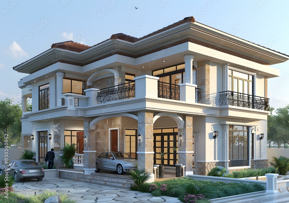 Modern style villa