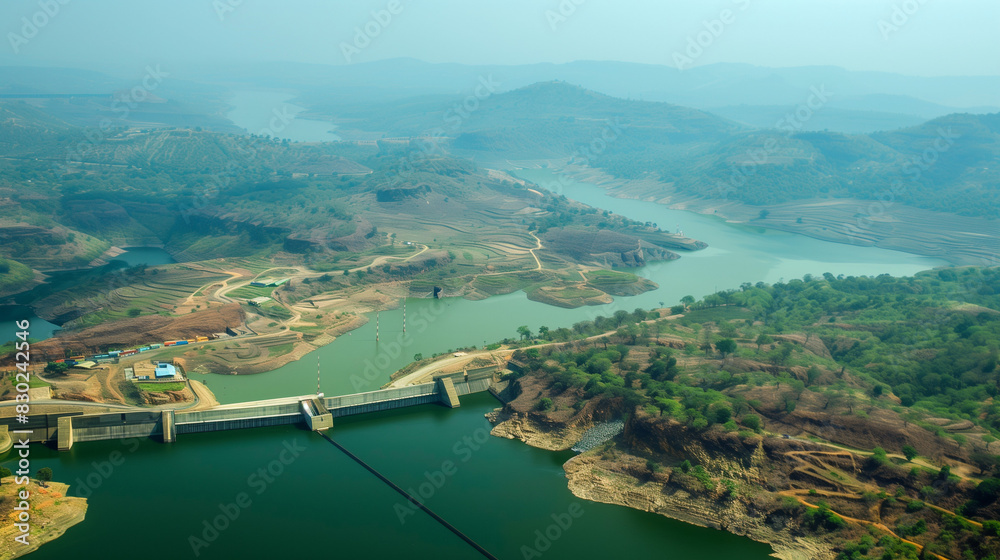 view of the river and dam view of the river and dam