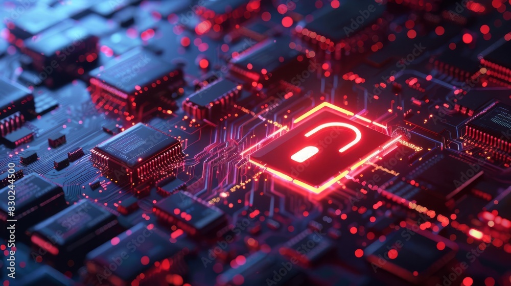 digital lock symbol illustrating computer data protection and cybersecurity 3d rendering digital lock symbol illustrating computer data protection and cybersecurity 3d rendering
