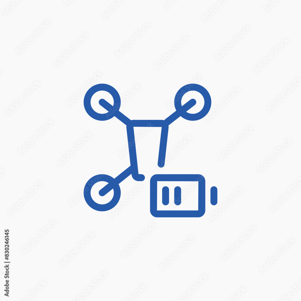 Air drone battery level icon Air drone battery level icon