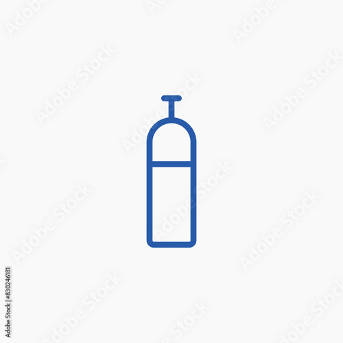 compressed gas canister balloon icon