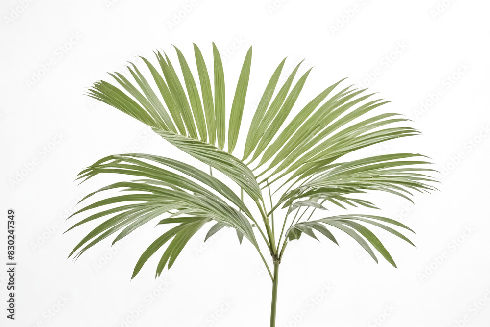 Palm Leaf Branch Isolated on White Background Palm Leaf Branch Isolated on White Background