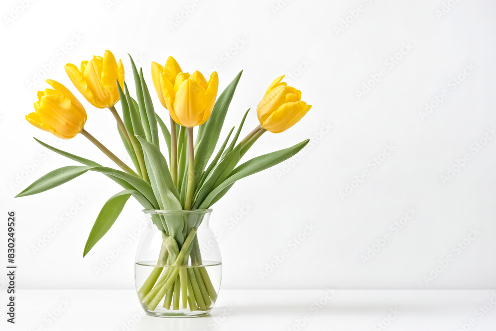 Yellow Tulips in a Vase Yellow Tulips in a Vase