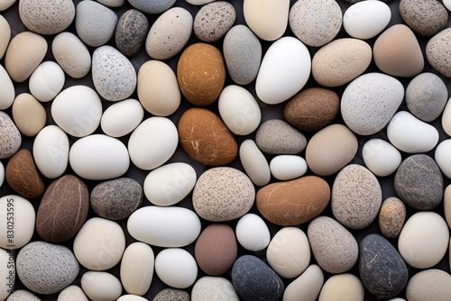 a group of rocks on a surface photo