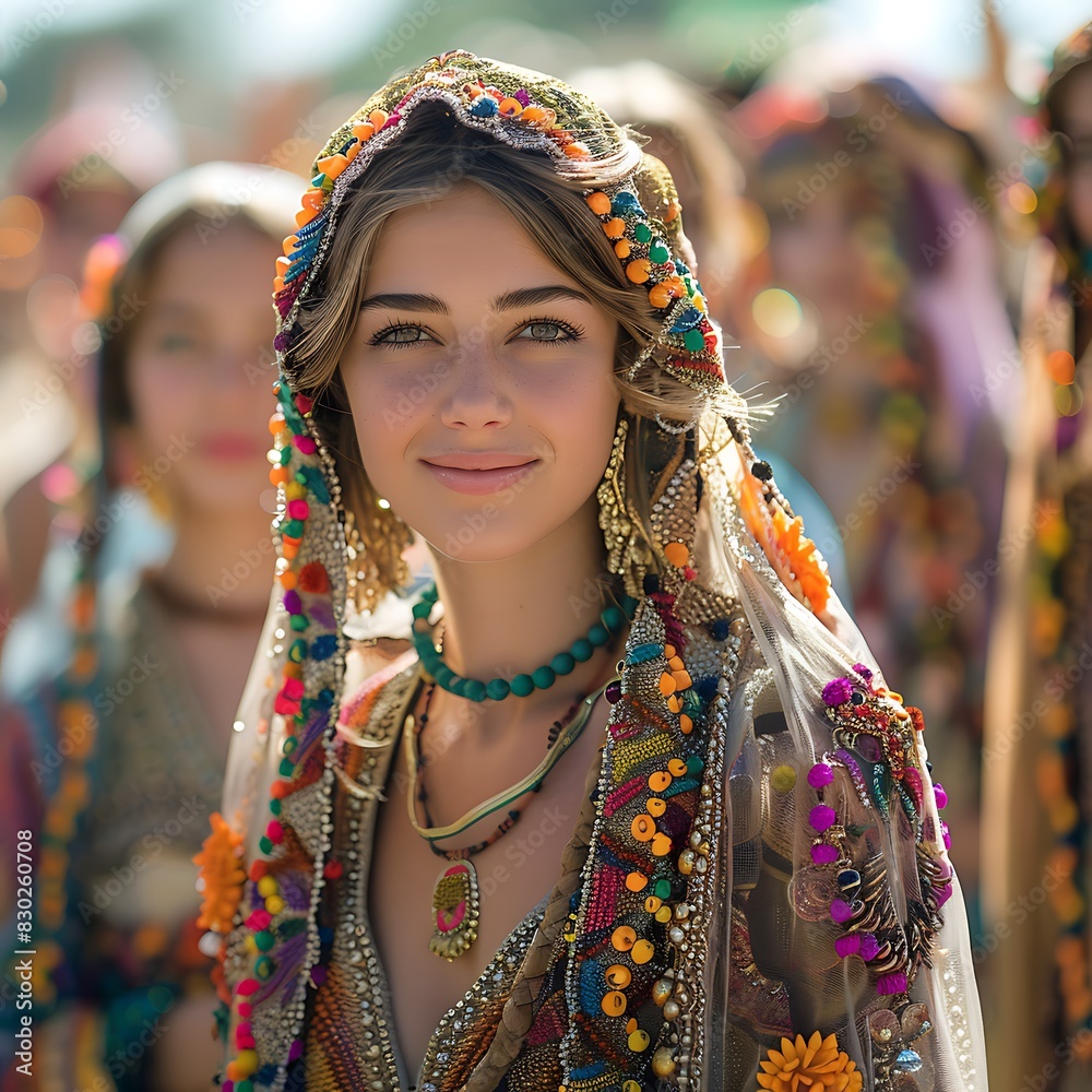 Teens Turkey participating in cultural festivals celebrating their heritage and traditions