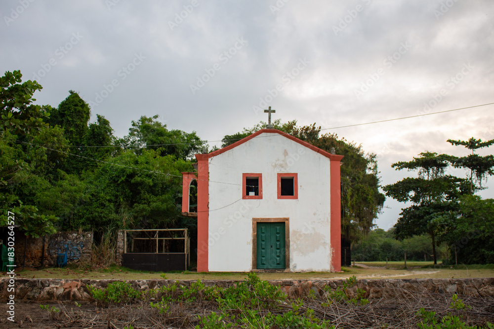 Igreja de Nossa Senhora Conceição em Paraty Mirim, Paraty, Rio de Janeiro, Brasil. Igreja de Nossa Senhora Conceição em Paraty Mirim, Paraty, Rio de Janeiro, Brasil.