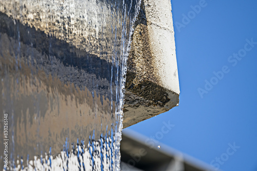 The evaporated water rises to the upper layers of the atmosphere where it cools until it condenses and forms clouds composed of tiny droplets 2 photo