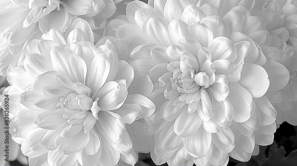  A close-up of flowers with a black-and-white photograph positioned amidst them, centrally placed among the blooms