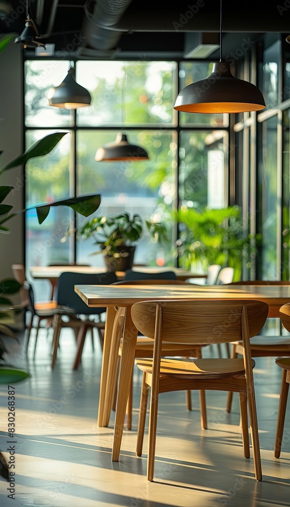 Modern employee dining space in an IT company, Googleinspired design, detailed, peoplefree, vibrant and cozy Modern employee dining space in an IT company, Googleinspired design, detailed, peoplefree, vibrant and cozy