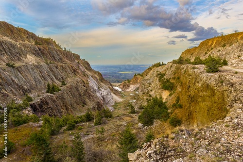 Old stone mine Stanislaw in the mountains Poland, Szklarska Poreba